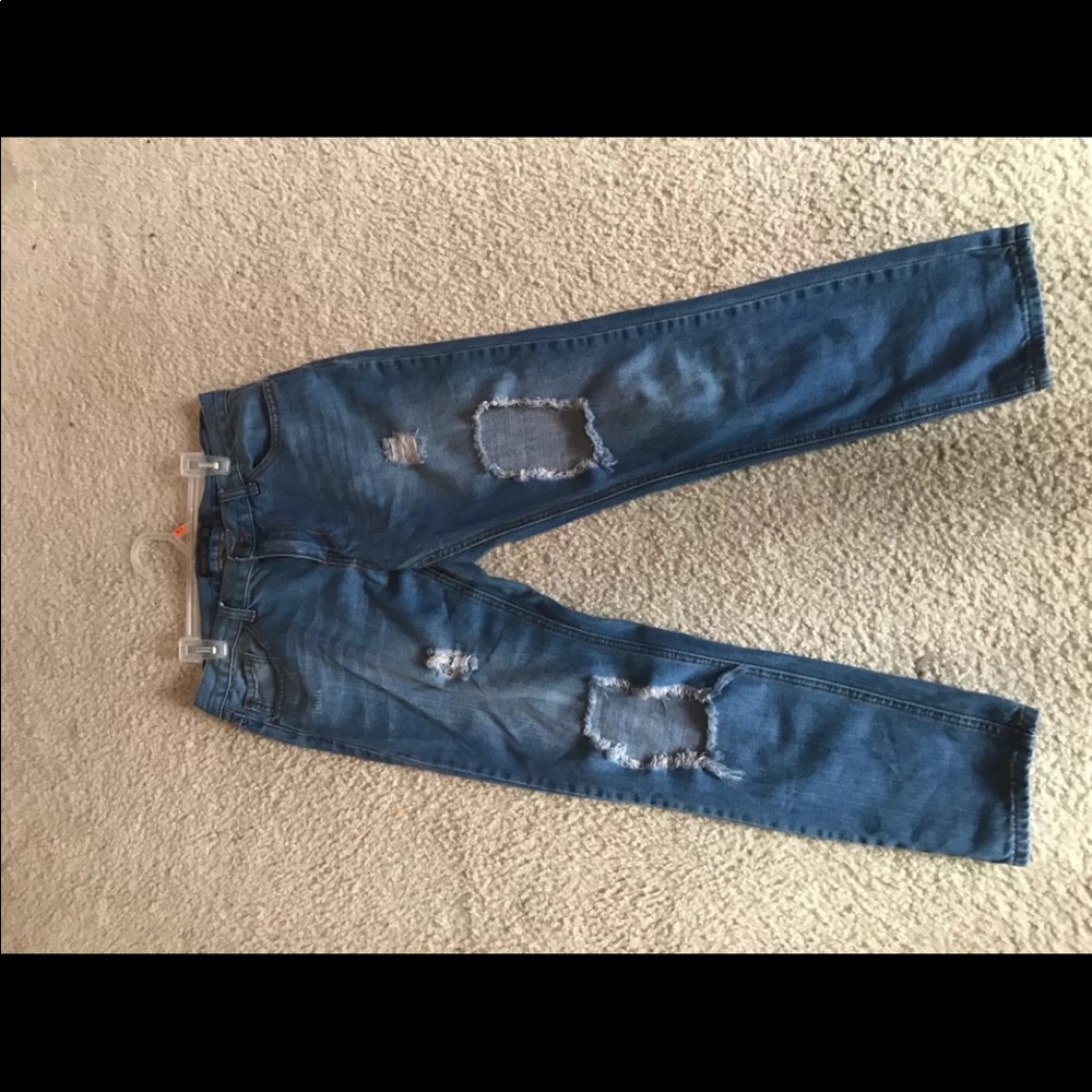 Medium Denim Boyfriend Jeans Size 30